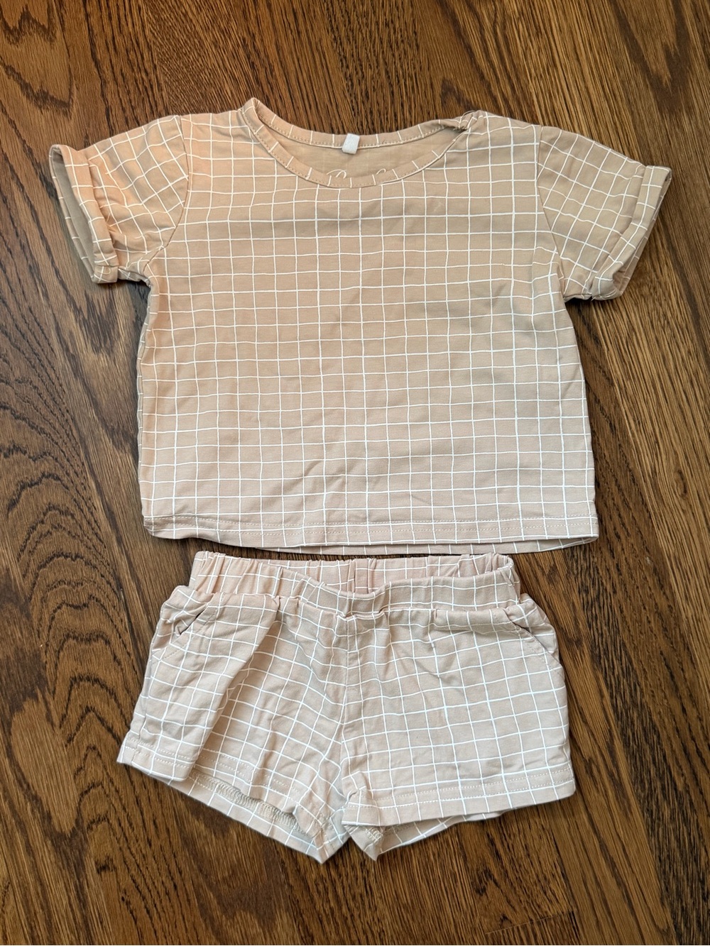 Pouf Baby Neutral Grid Summer Set